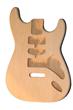 Replacement Strat® Guitar Body in Alder - Unfinished BYOSTU