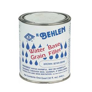 Behlen Water-Based Grain Filler, Brown, 1 Quart B744-0026